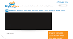Desktop Screenshot of godsmoneymatters.com